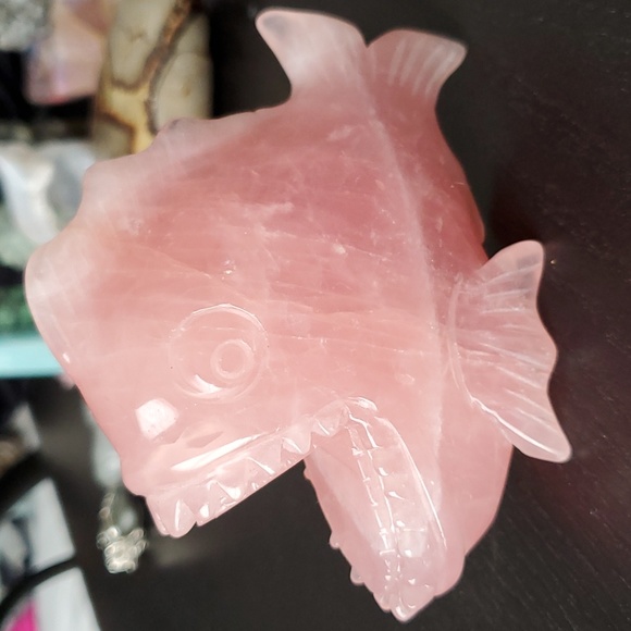 Rose Quartz Pirhana - Picture 4 of 6